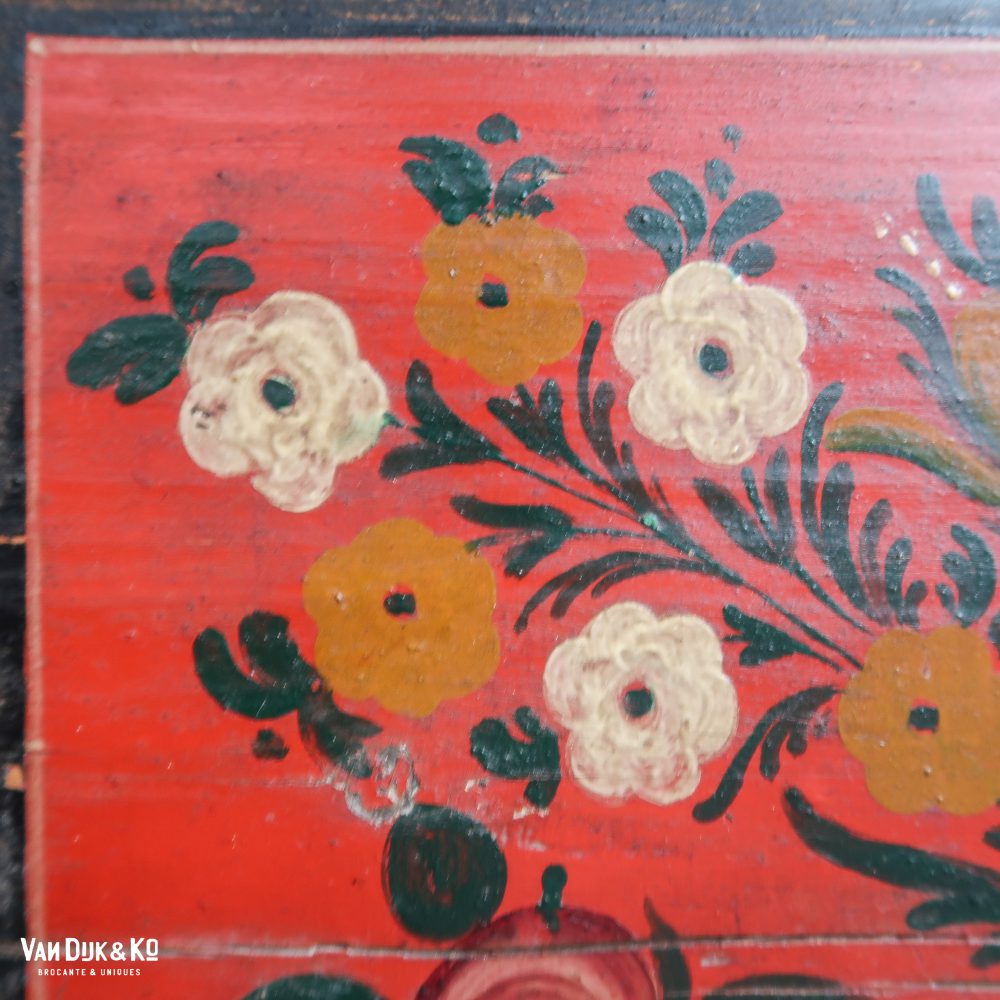 Handbeschilderde houten kist - Afbeelding 12