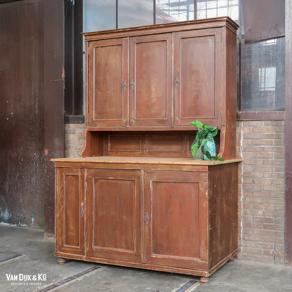 Brocante tekenkast/buffetkast - Afbeelding 2