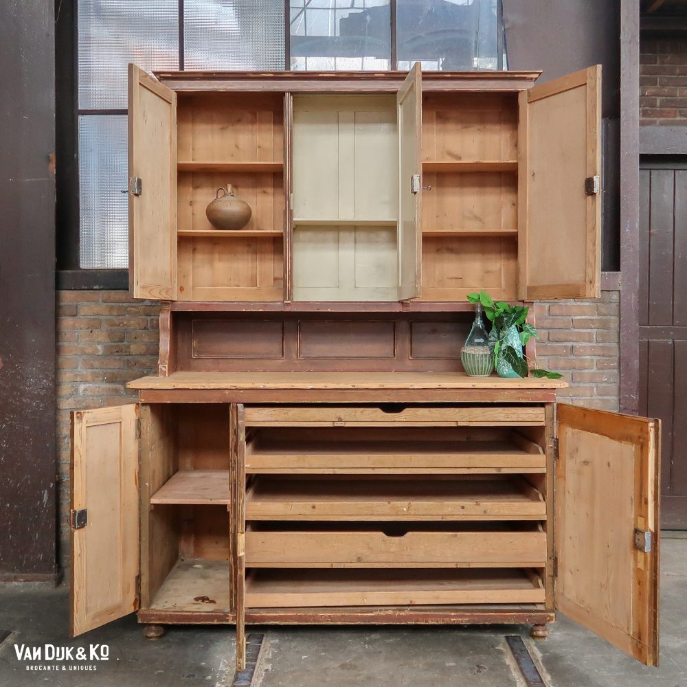 Brocante tekenkast/buffetkast - Afbeelding 3