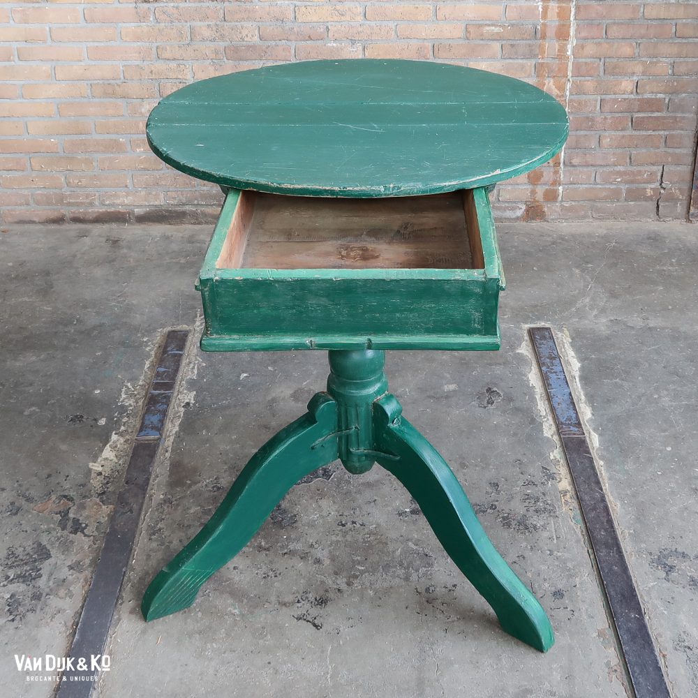 Brocante ronde tafel - Afbeelding 3