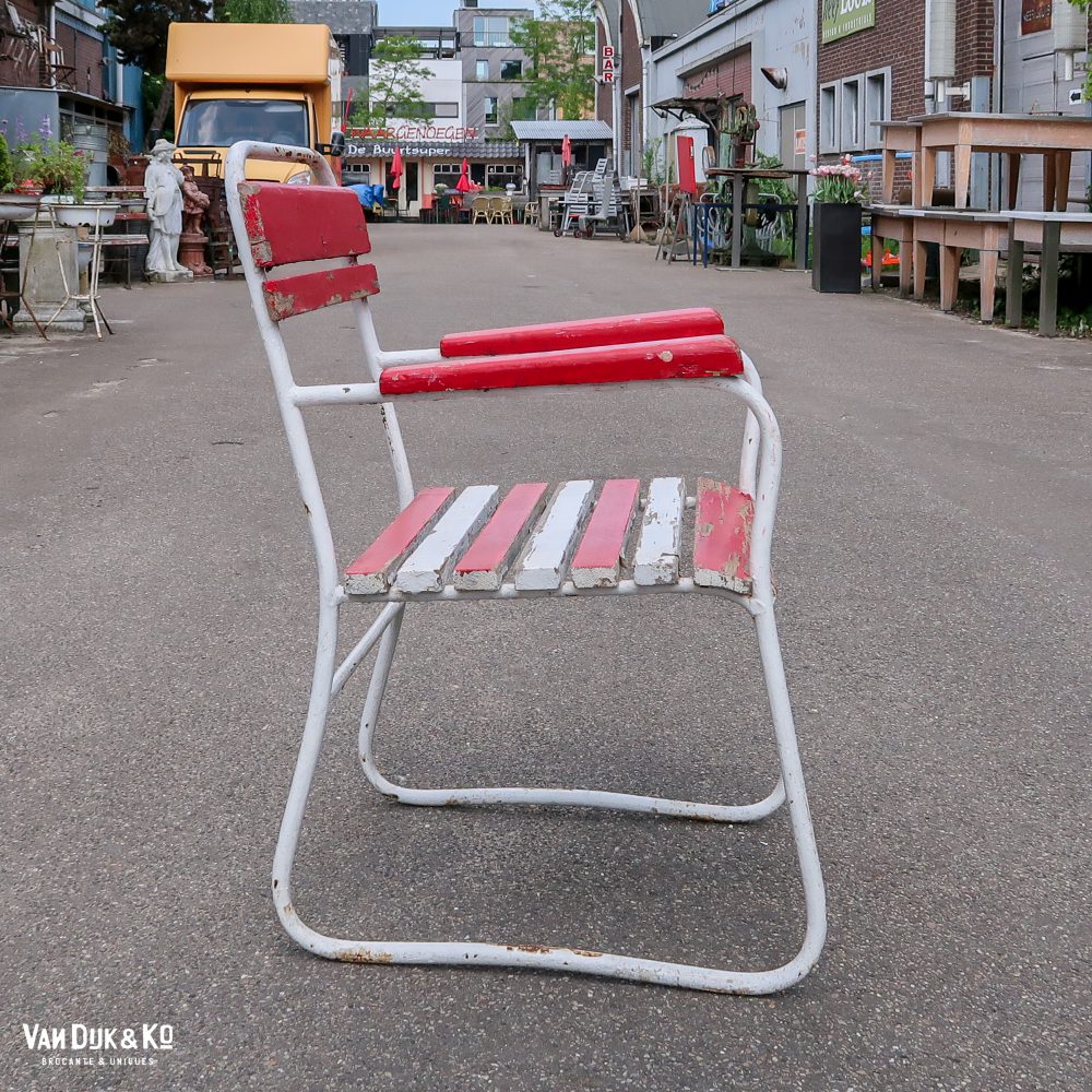 Brocante tuinstoel - Afbeelding 3