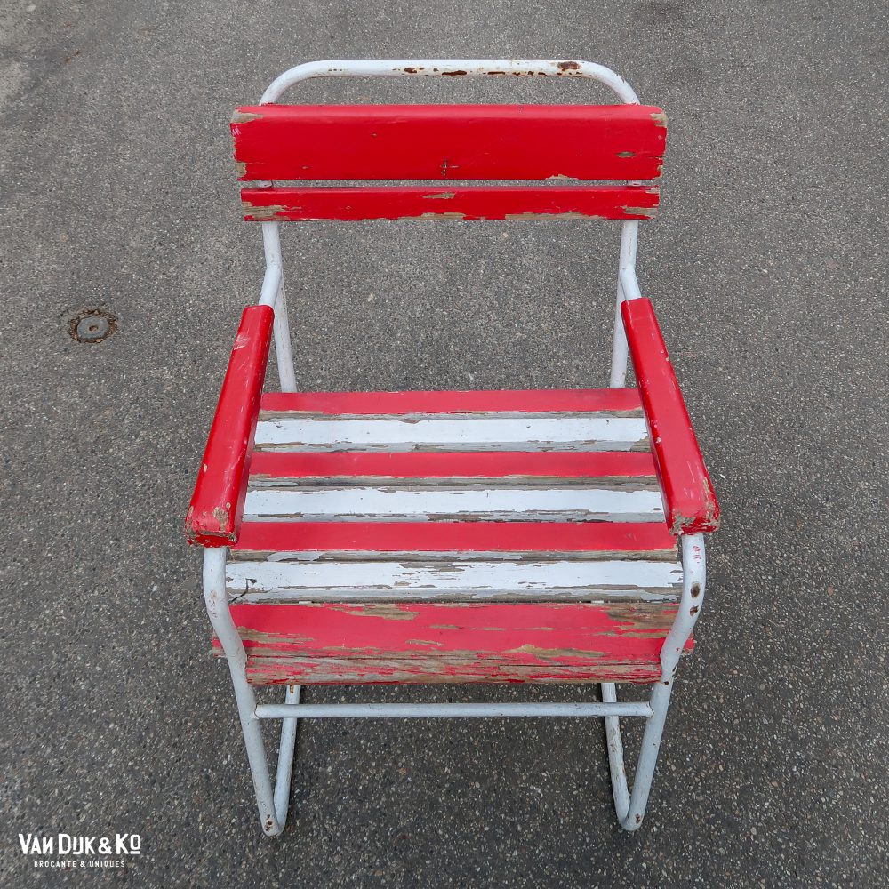 Brocante tuinstoel - Afbeelding 5