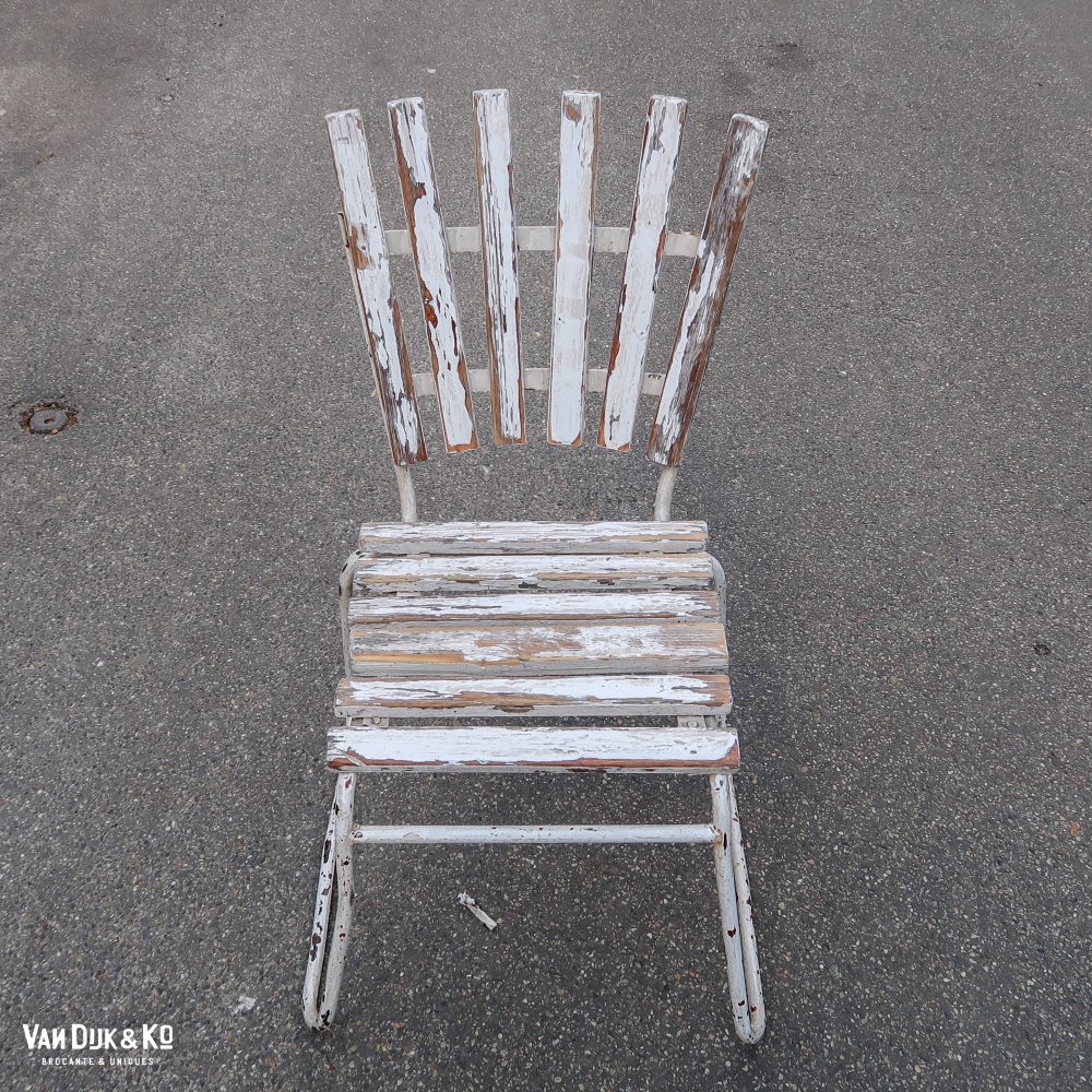 Brocante tuinstoel - Afbeelding 2