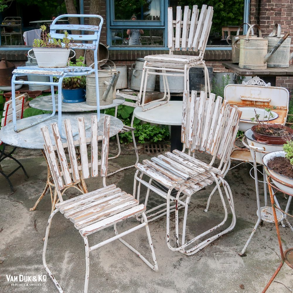 Brocante tuinstoel - Afbeelding 12