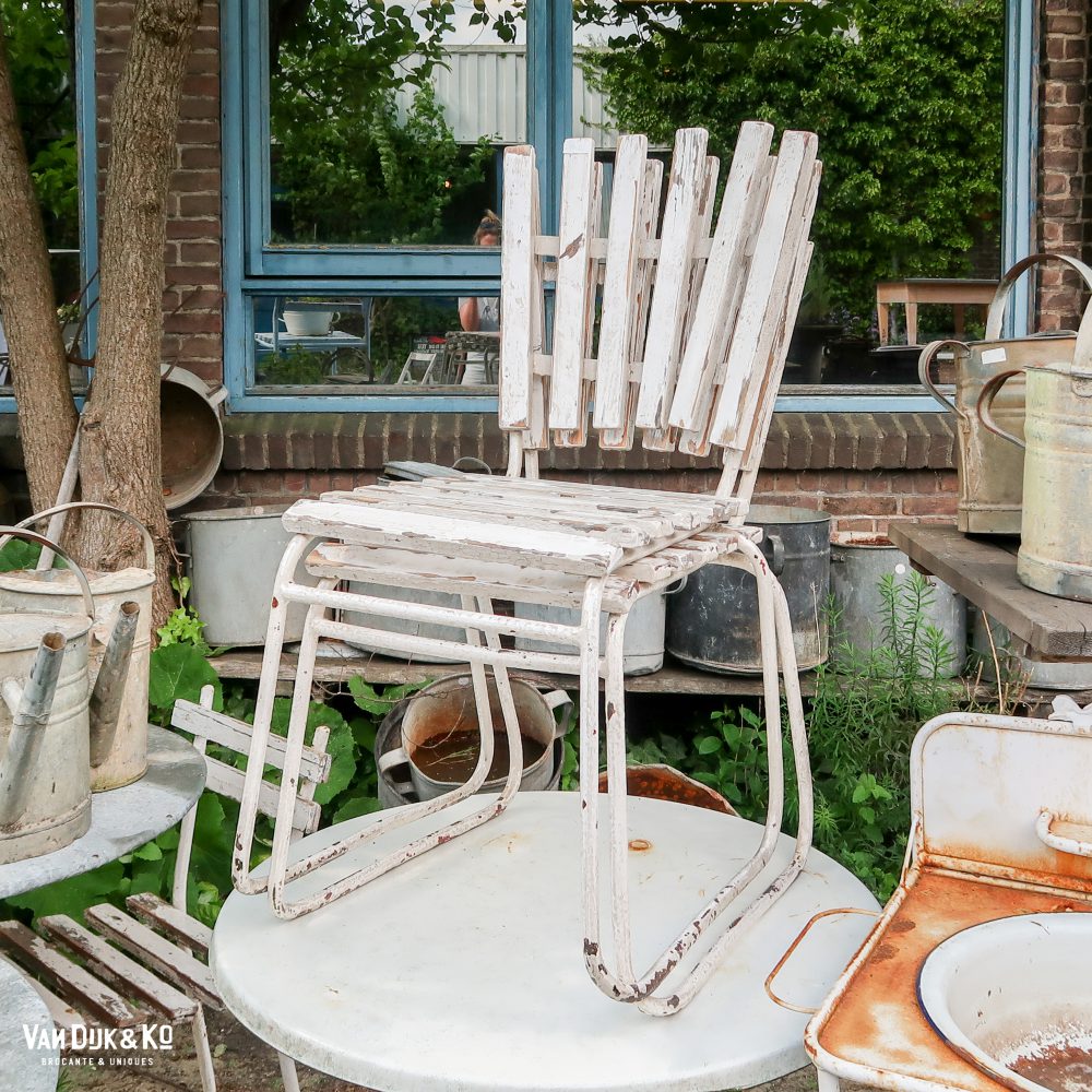 Brocante tuinstoel - Afbeelding 13