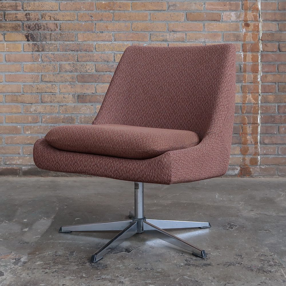 Vintage draaifauteuil - Veb Metallwaren Naumburg