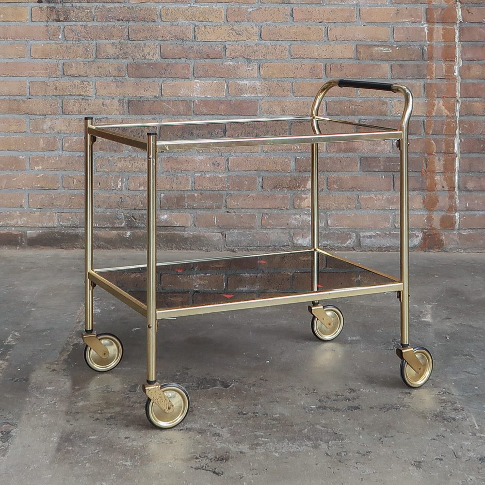 Vintage serveerwagen - Mid Century