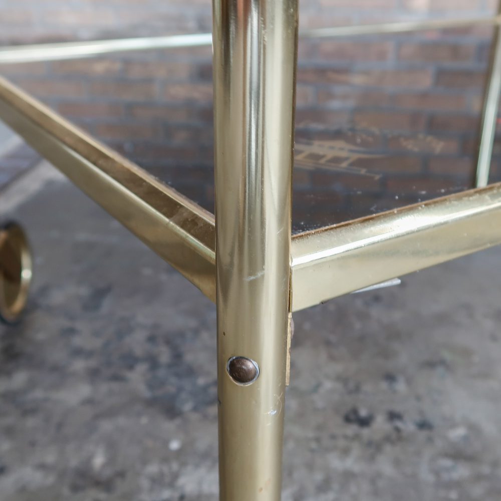 Vintage serveerwagen - Mid Century - Afbeelding 9