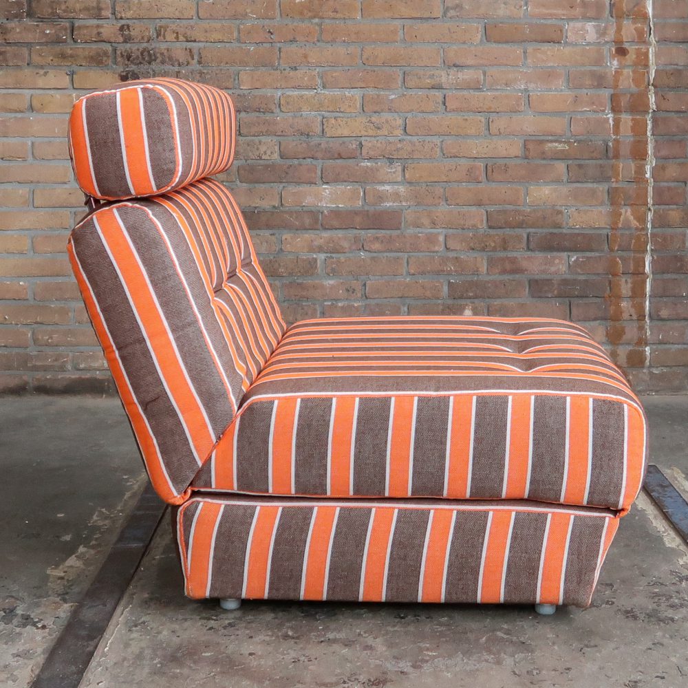Vintage fauteuil - slaapstoel - Afbeelding 3