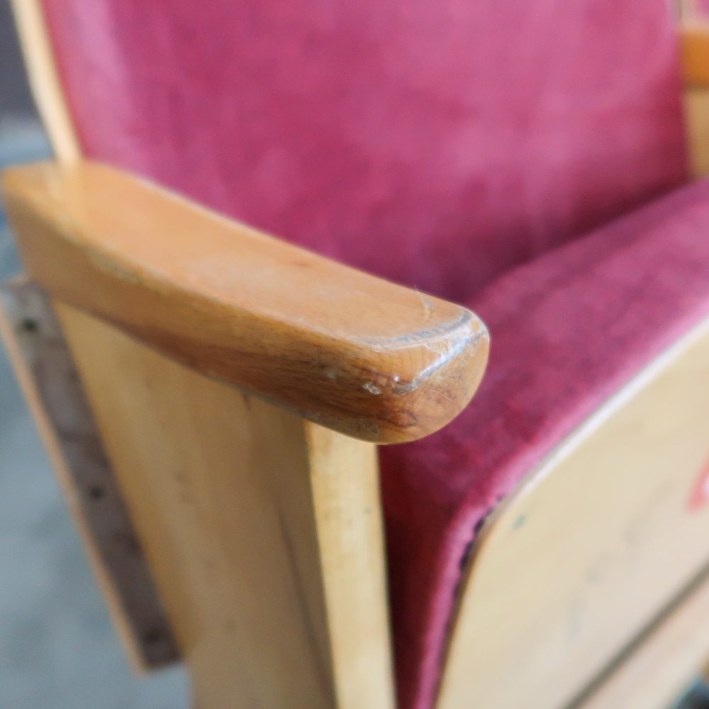 Vintage bioscoopstoelen - Afbeelding 4