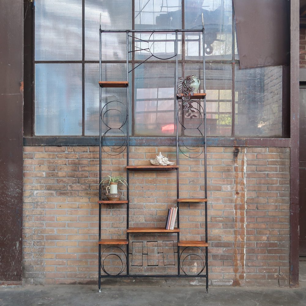 Vintage kamerscherm / roomdivider - Afbeelding 2