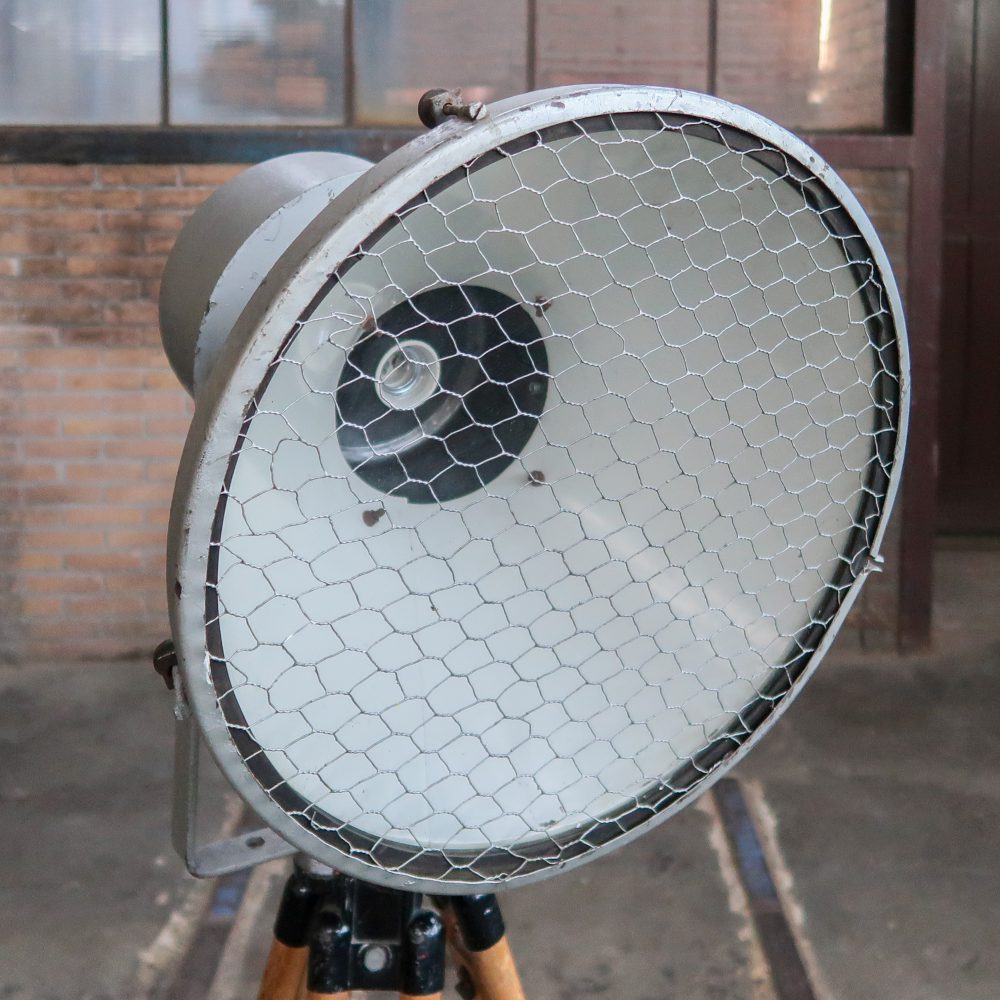 Industriële vloerlamp - driepoot - Afbeelding 2