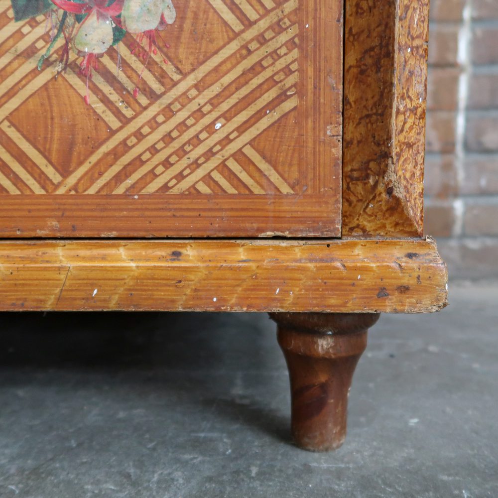Brocante commode met print - Afbeelding 14