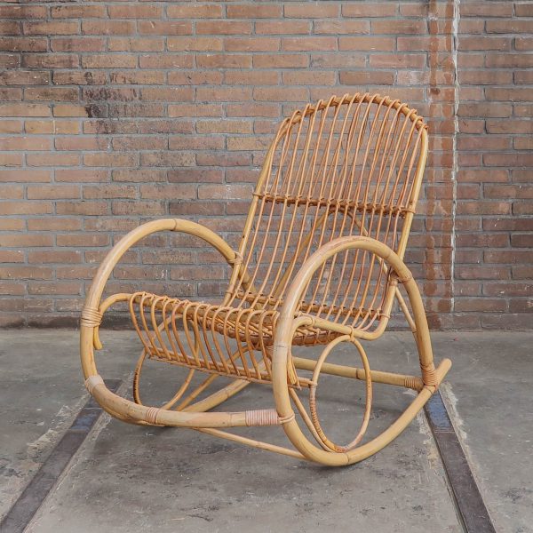 vintage rotan stoel