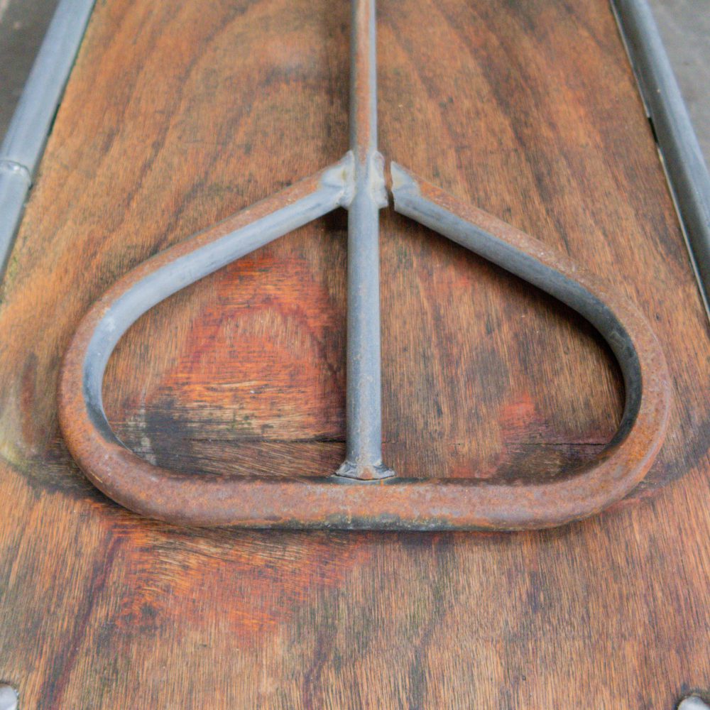 Industriële vintage trekwagen - Afbeelding 6