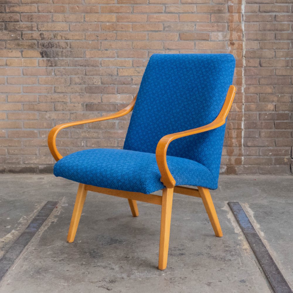 blauwe fauteuil