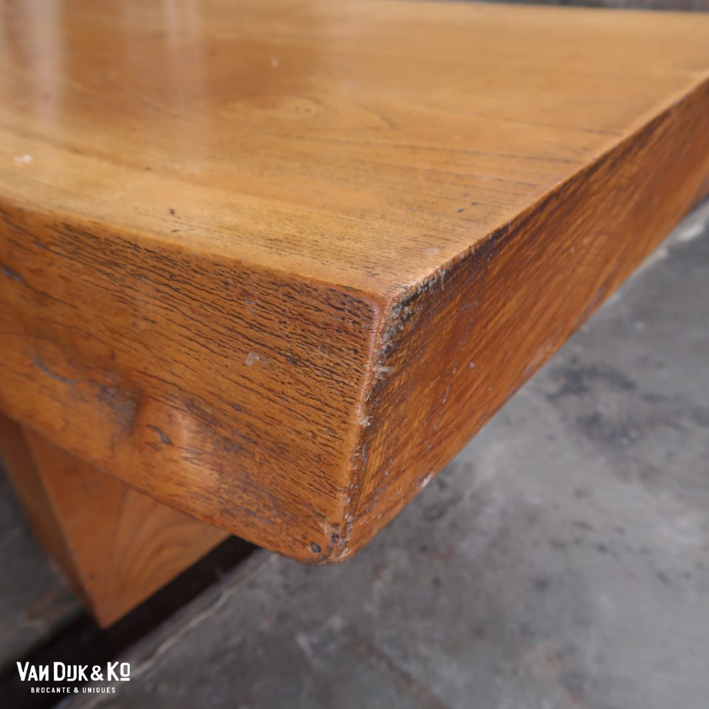 Vintage boomstam salontafel - Afbeelding 7