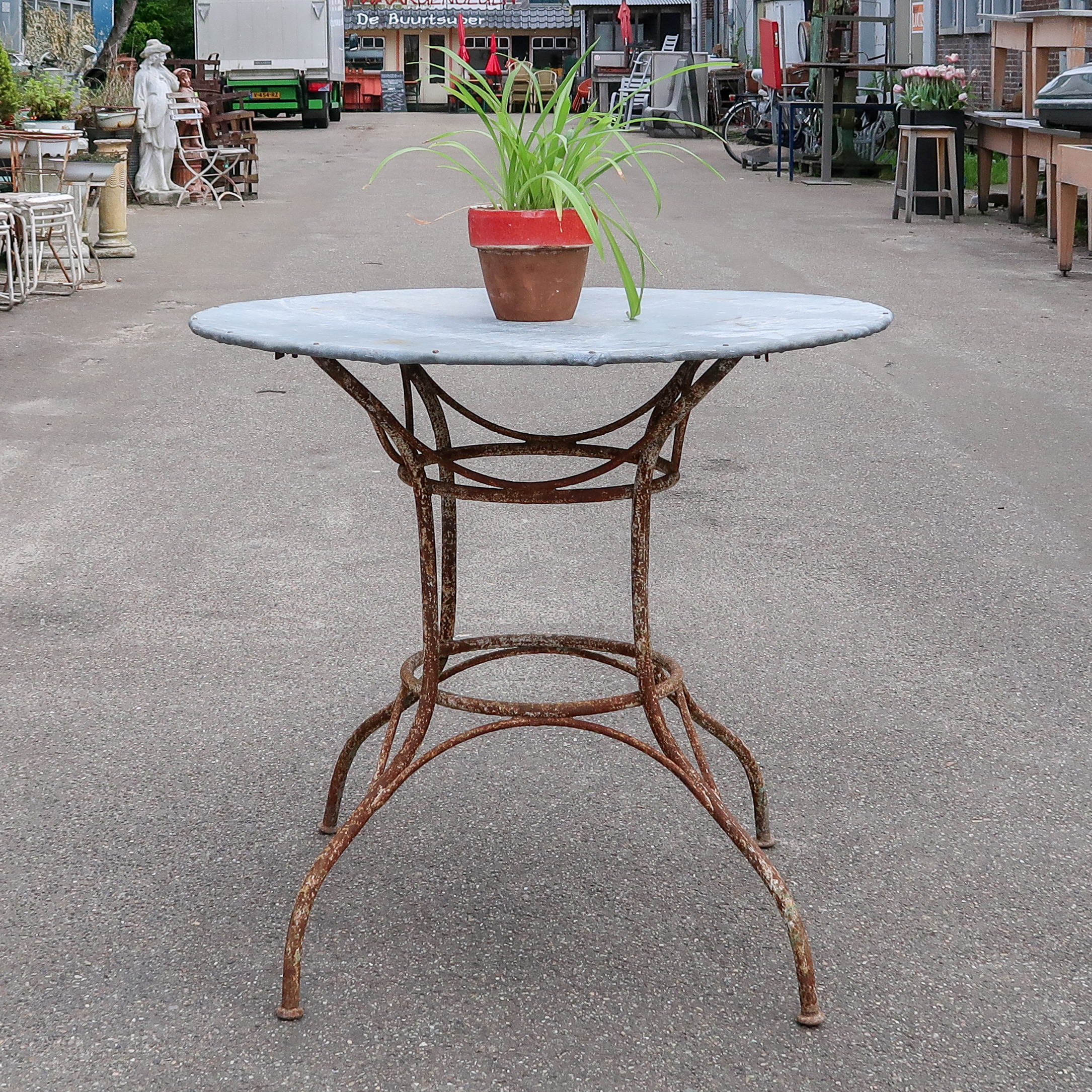 Buitentafel zinken blad » Van Dijk & Ko