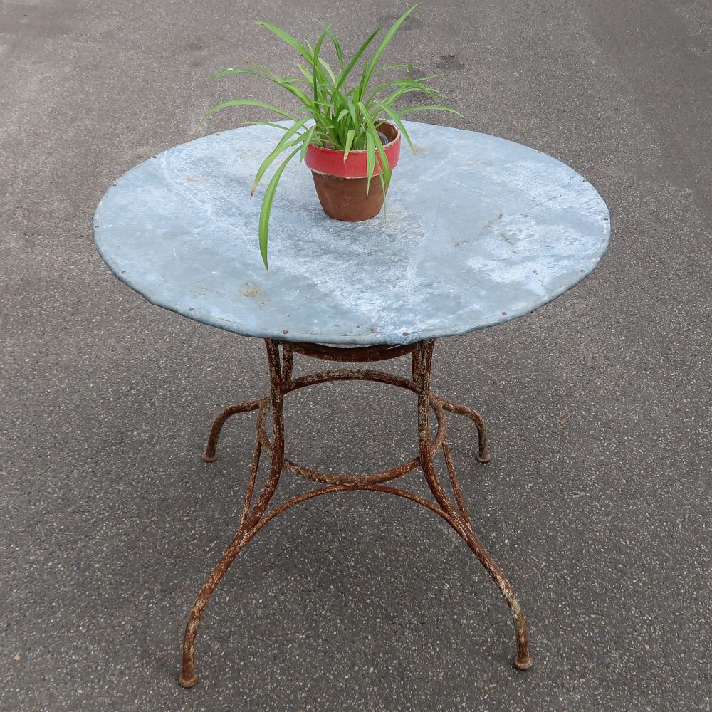 Buitentafel met zinken blad - Afbeelding 2