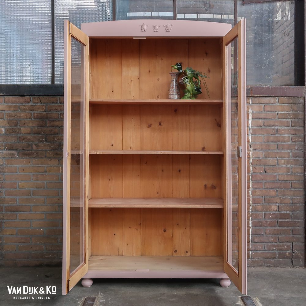 Roze vitrinekast - Afbeelding 3