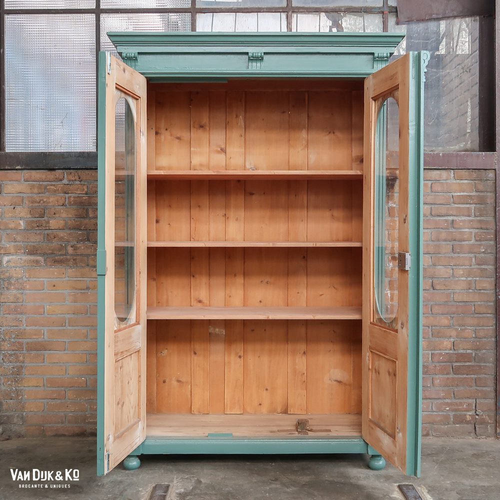Brocante vitrinekast - Afbeelding 3