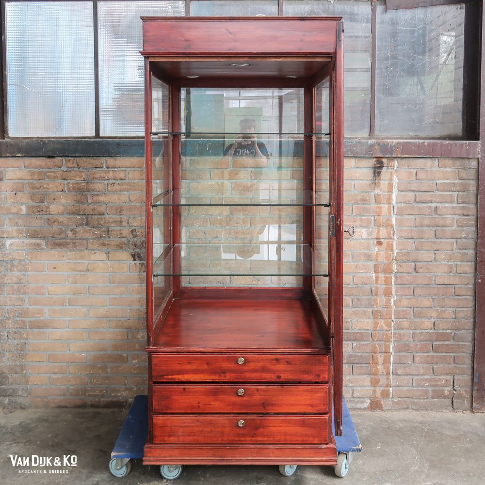 Antieke vitrinekast - Afbeelding 3