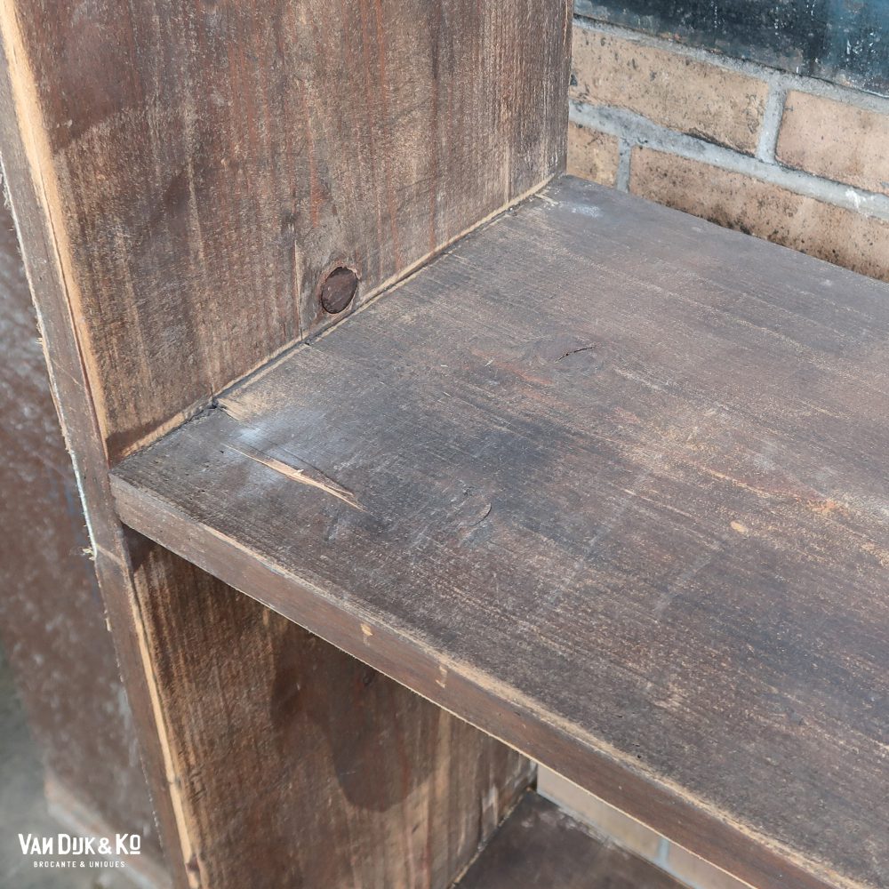 Groot brocante boekenrek - Afbeelding 4