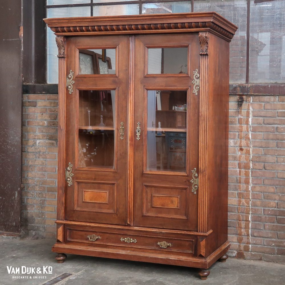 Brocante vitrinekast - Afbeelding 2