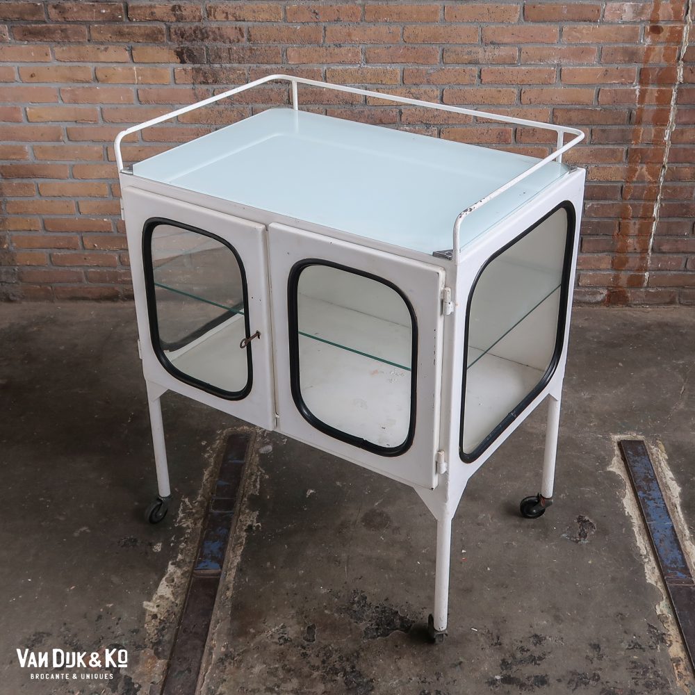 Vintage apothekers trolley - Afbeelding 2