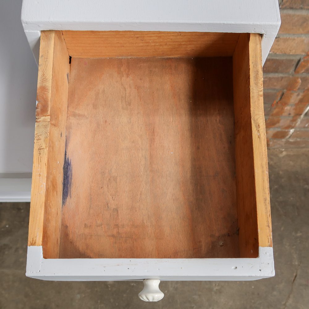 Brocante kaptafel met lades - Afbeelding 4