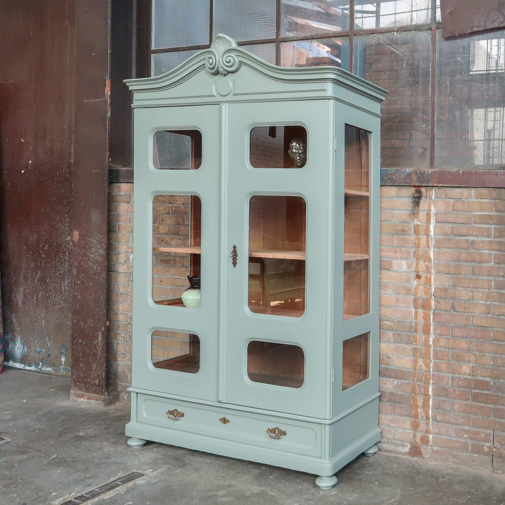 Brocante vitrinekast – Bild 2