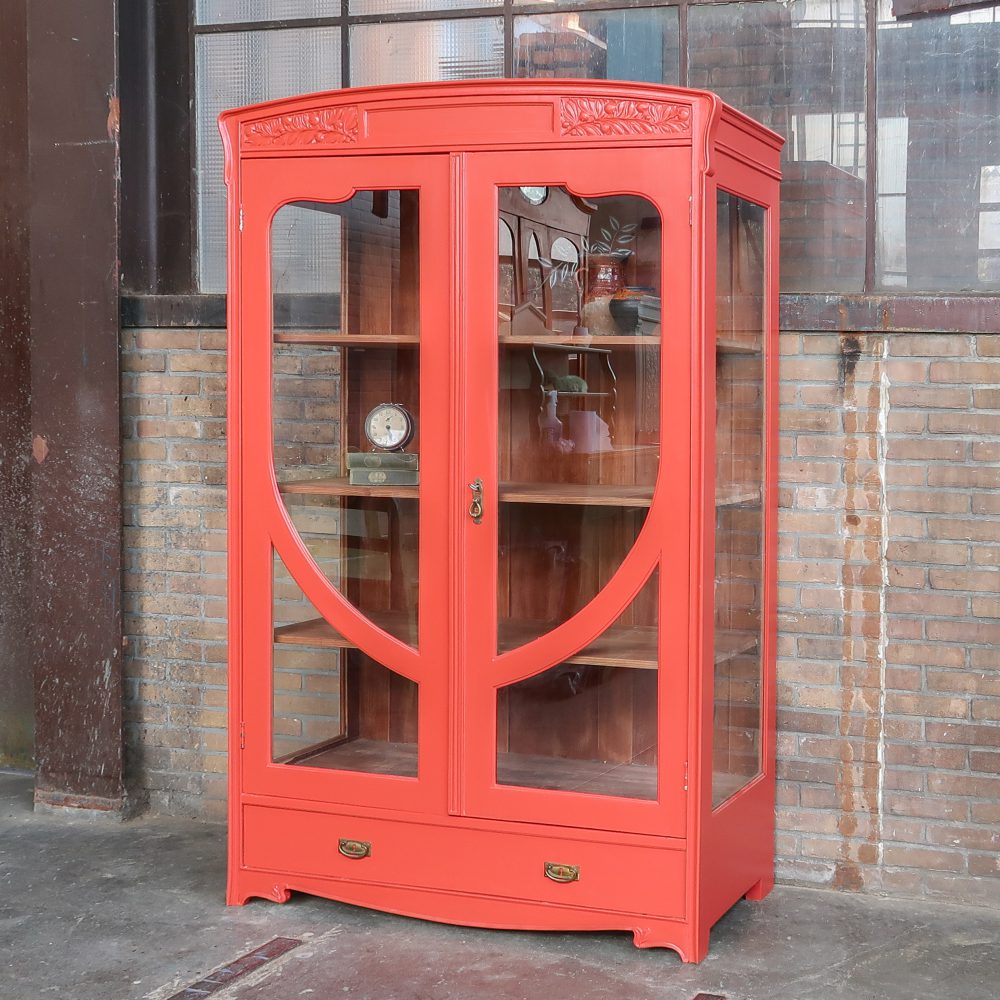 Brocante vitrinekast – Bild 2