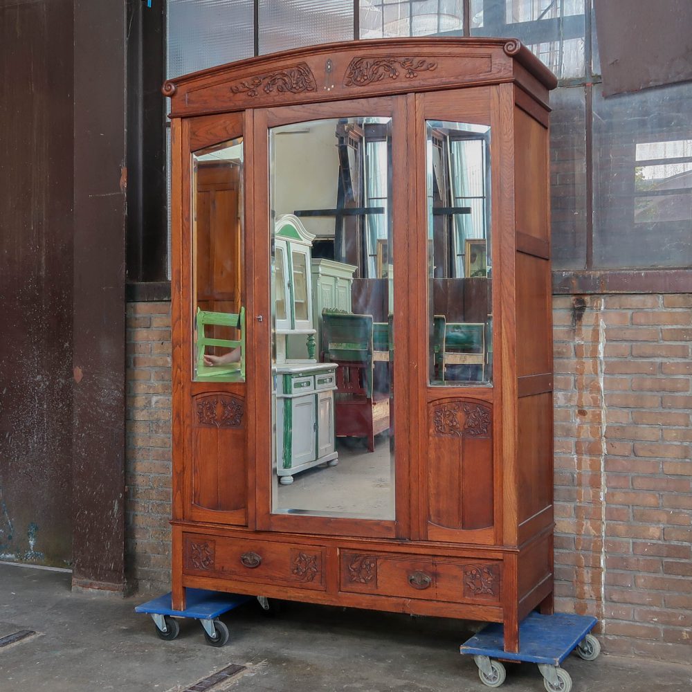 Brocante spiegelkast - demontabel - Afbeelding 3