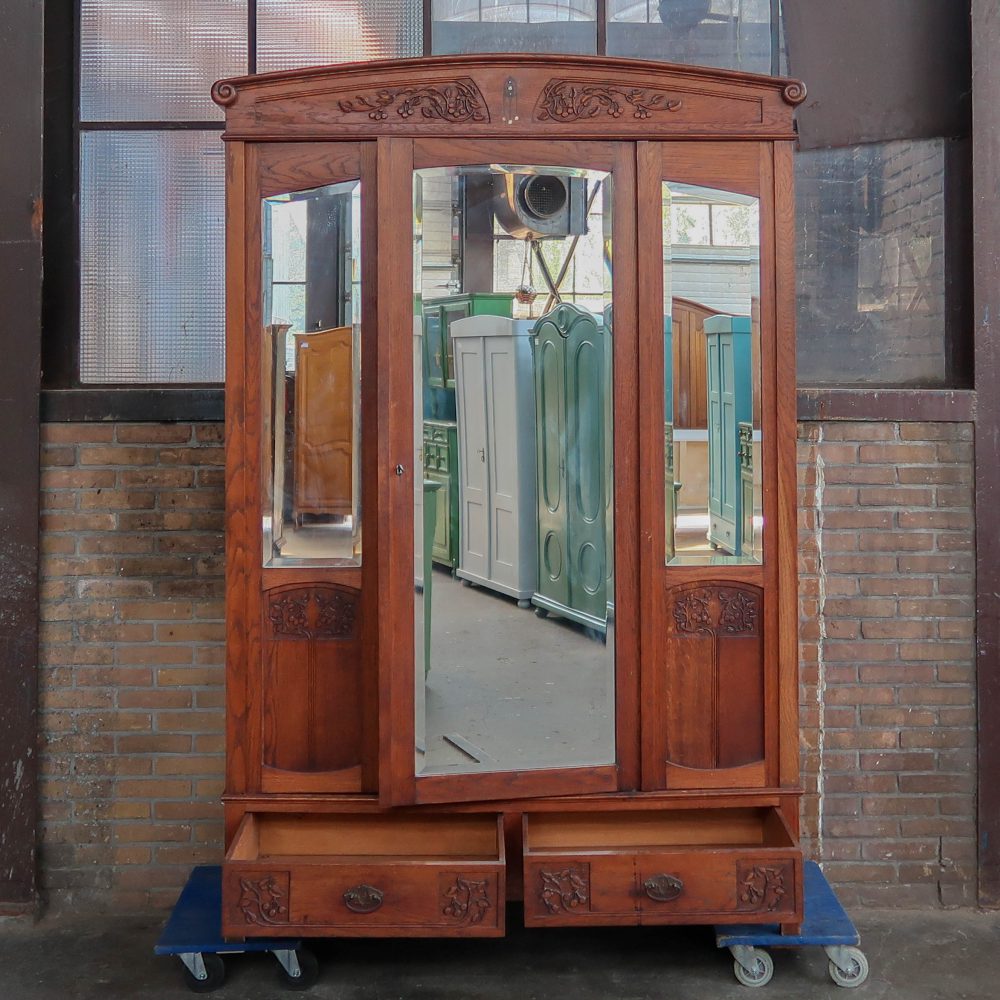 Brocante spiegelkast - demontabel - Afbeelding 2