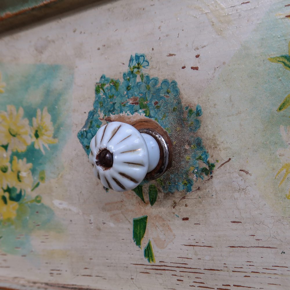 Brocante commode met print - Afbeelding 10