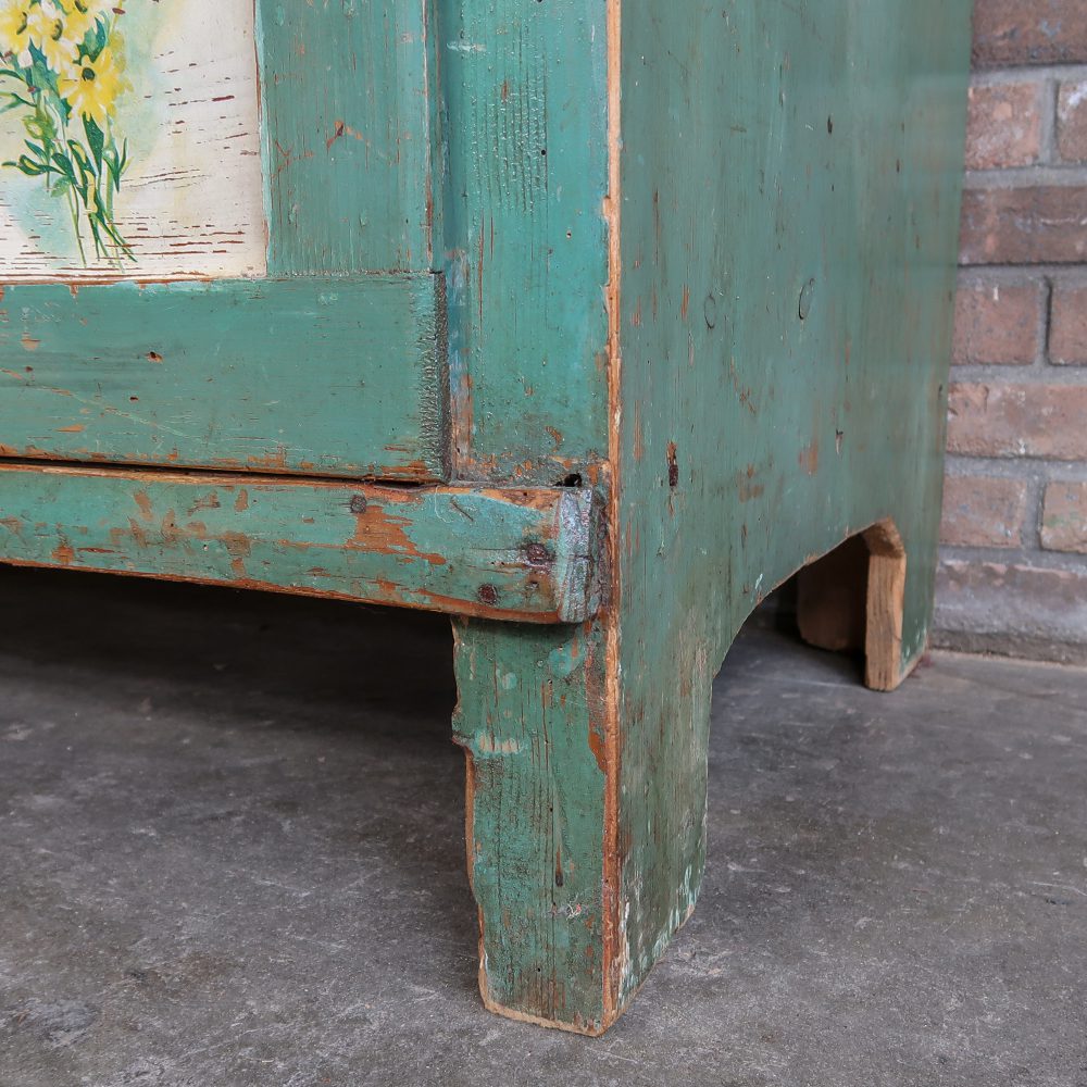 Brocante commode met print - Afbeelding 12