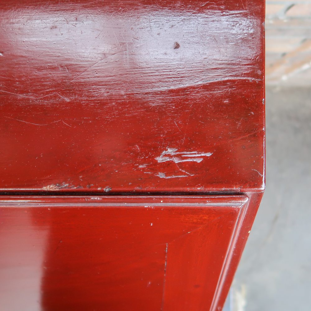 Houten secretaire met lades - Afbeelding 11
