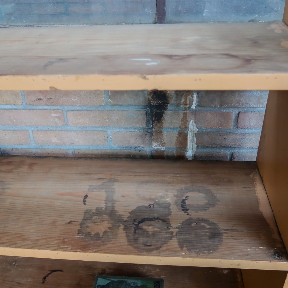Brocante boekenrek met lades - Afbeelding 6