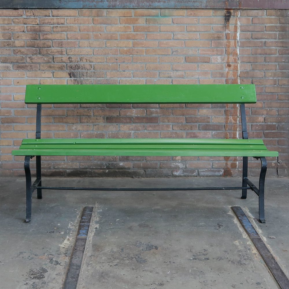 Brocante tuinbank - Afbeelding 2