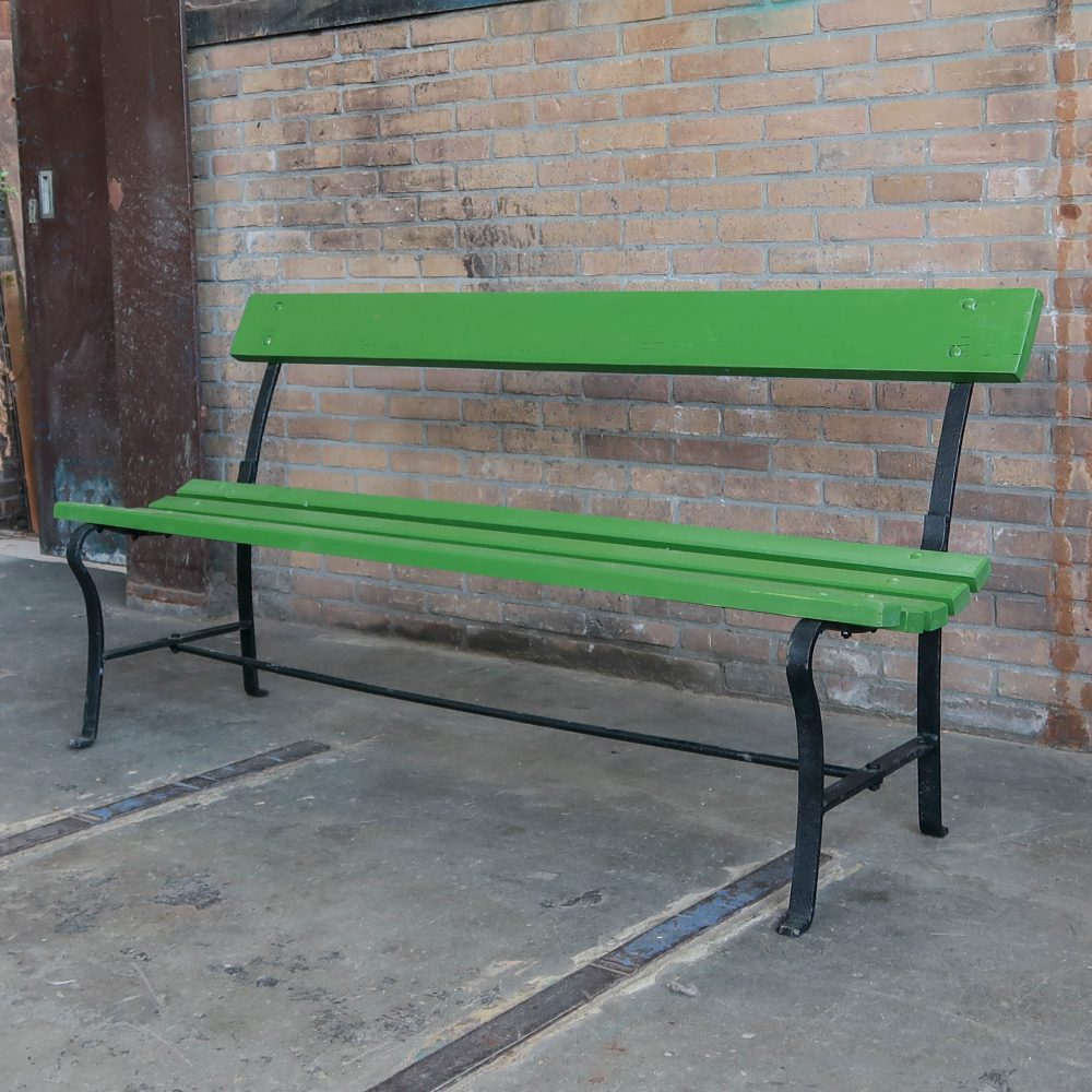 Brocante tuinbank - Afbeelding 3