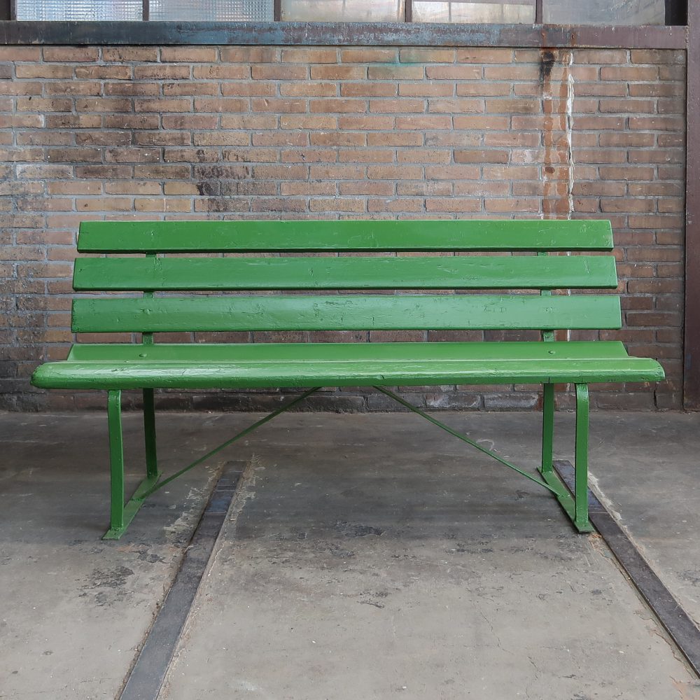 Brocante tuinbank - Afbeelding 3