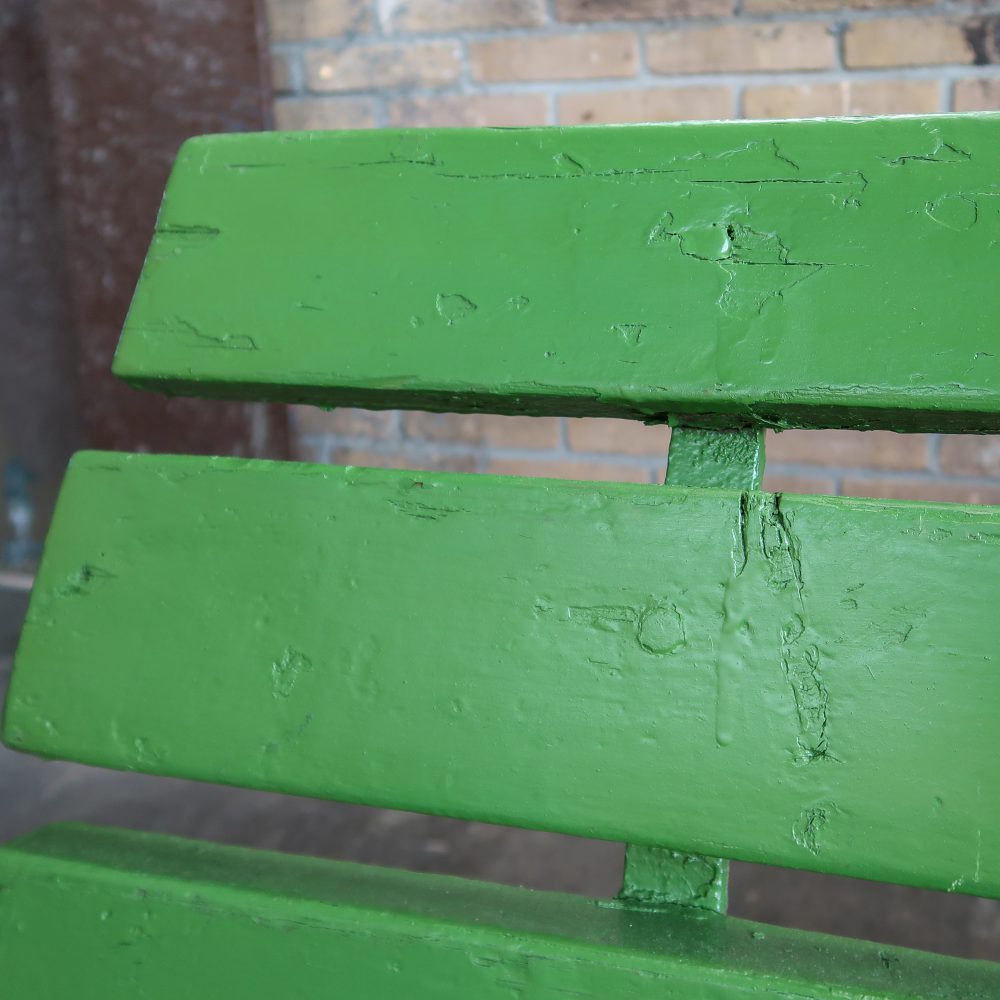 Brocante tuinbank - Afbeelding 4