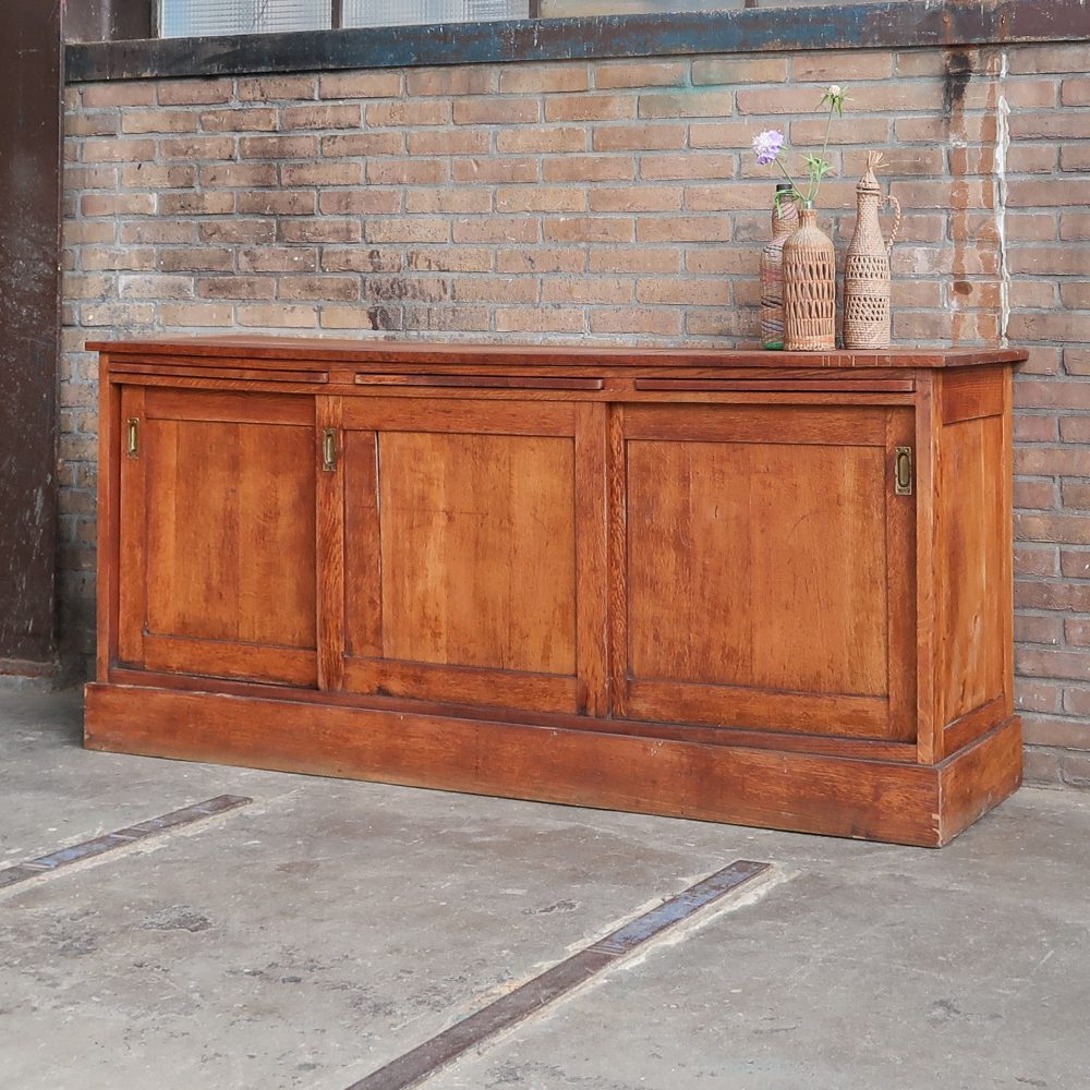 Vintage dressoir met uitschuifbare planken - Afbeelding 2