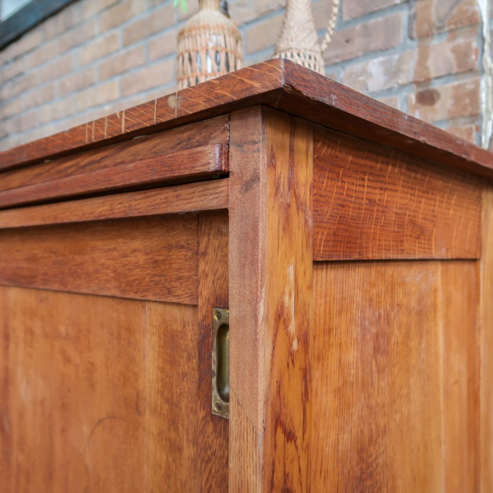 Vintage dressoir met uitschuifbare planken - Afbeelding 11
