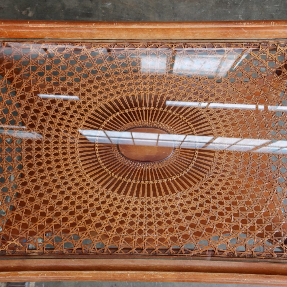 Vintage trolley met webbing blad - Afbeelding 5