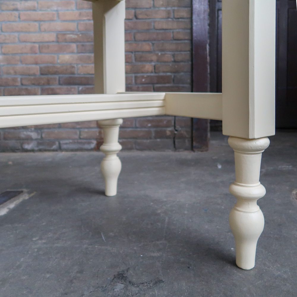 Brocante tafel met lades - Afbeelding 4