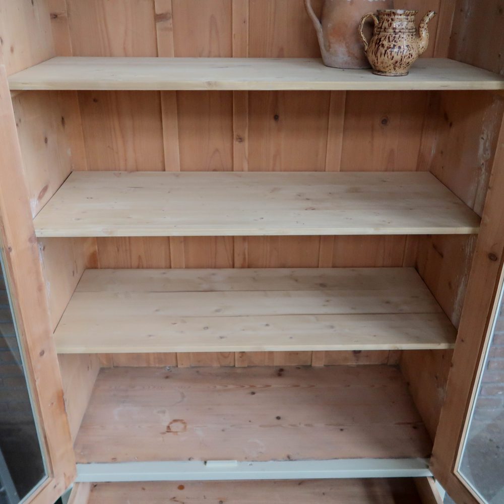 Brocante vitrinekast - Afbeelding 4