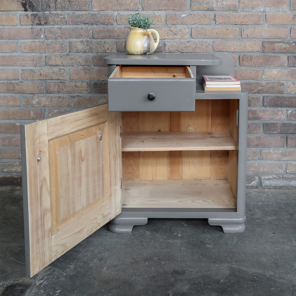 Brocante nachtkastje - Afbeelding 3