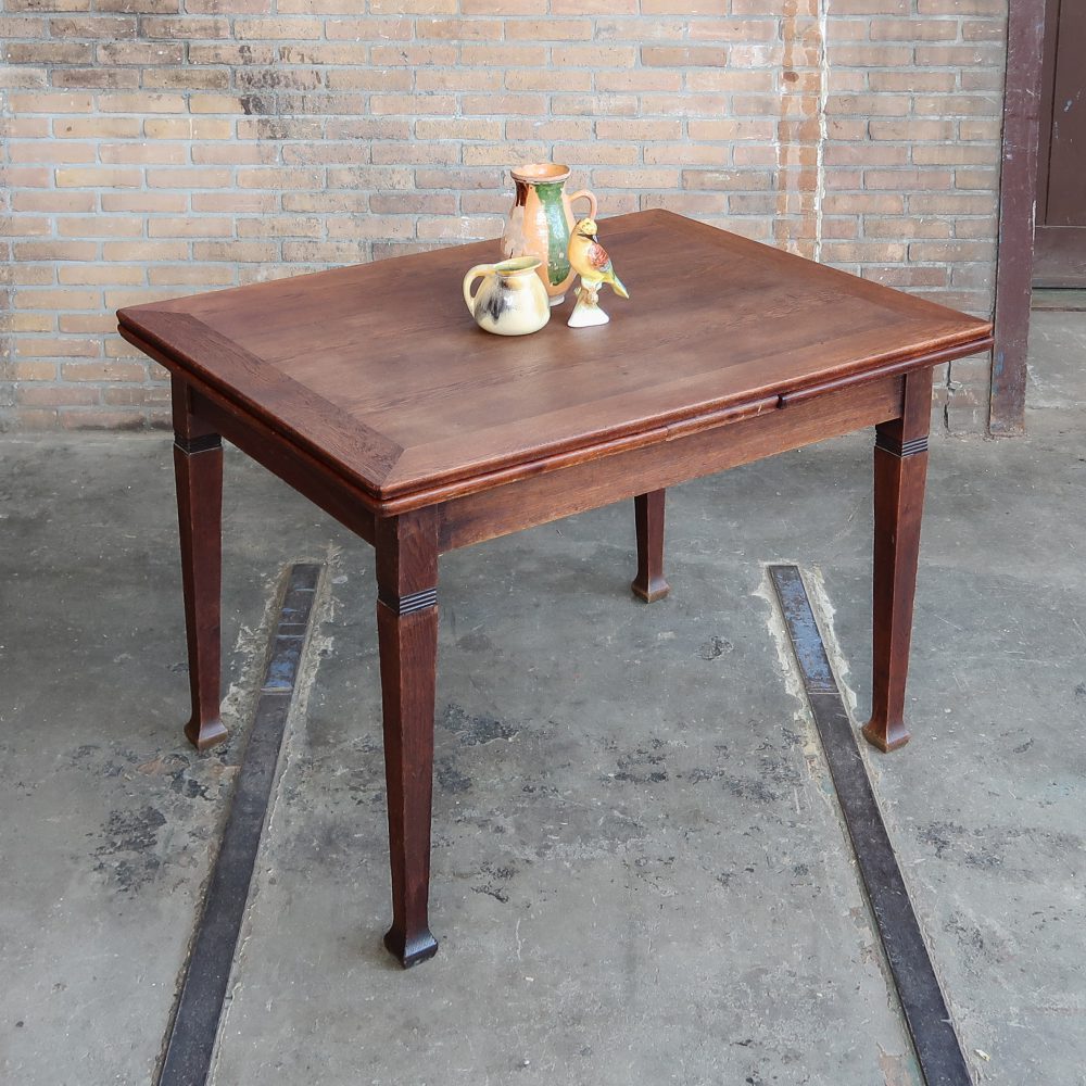 Vintage tafel - uitschuifbaar - Afbeelding 2