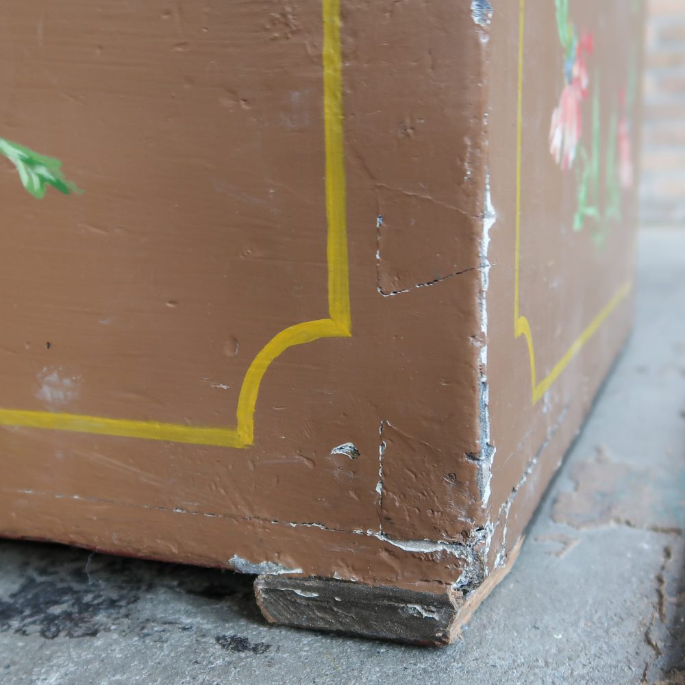 Handbeschilderde houten kist - Afbeelding 9